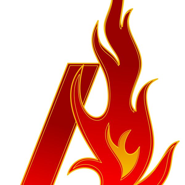 Athrun Fire Logo 1 RED  35x50  Thumbnail