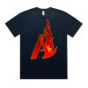 5052 Men's Block Oversized Tee Thumbnail