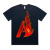 5052 Men's Block Oversized Tee Thumbnail