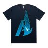 5052 Men's Block Oversized Tee Thumbnail